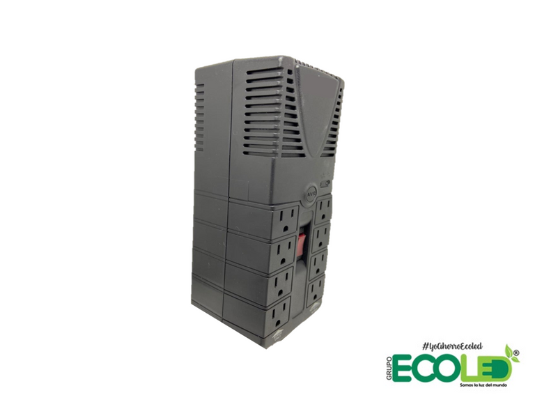 regulador de voltaje vista 3/4 fondo transparente