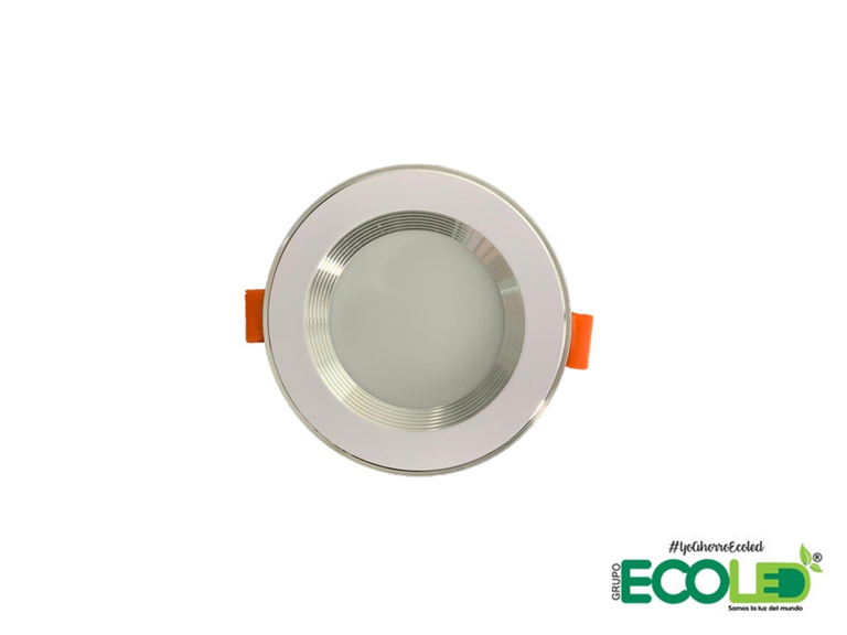 Panel led redondo borde satín