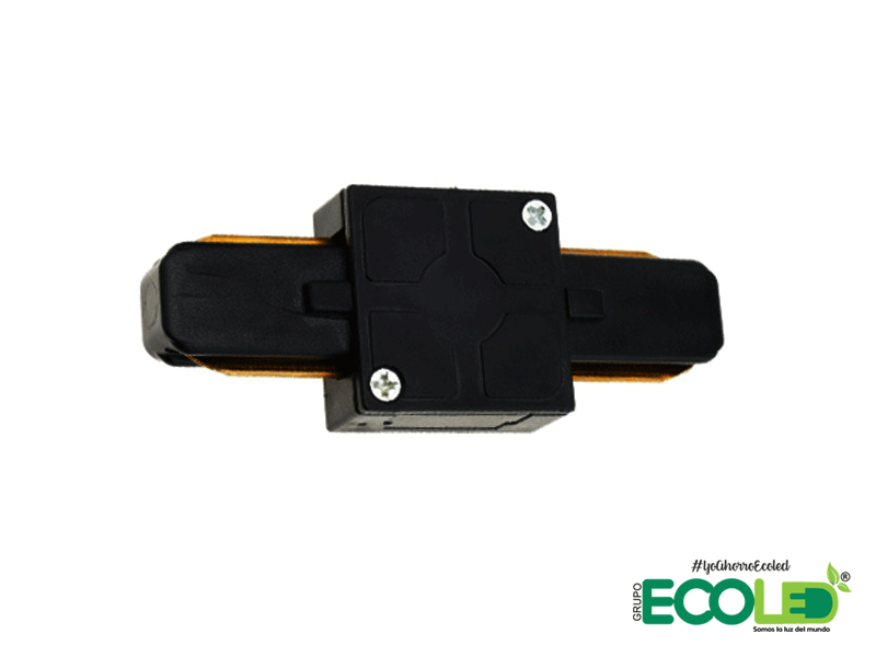 Unión Para Riel De Spot Led LinealUnión Recta para Riel Spot LED Monofásico – Conector Lineal para Carril de Iluminación