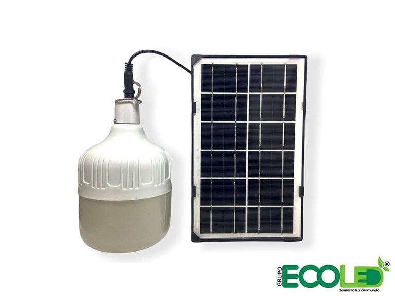 Bombillos LED Con Panel  Solar Bulb Camping 50W - 100W