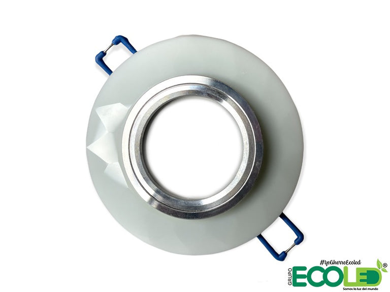 Bala led redonda blanca interior satinado Topacio