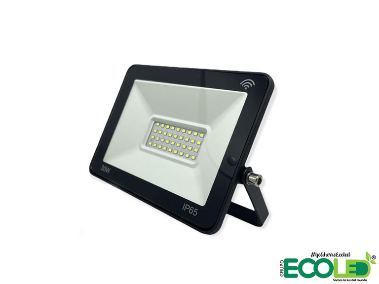 Reflector Led con Sensor integrado luz blanca 30w