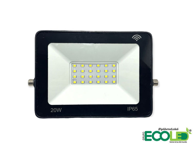 Reflector Led con Sensor integrado luz blanca