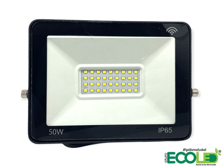 Reflector Led con Sensor integrado luz blanca frontal