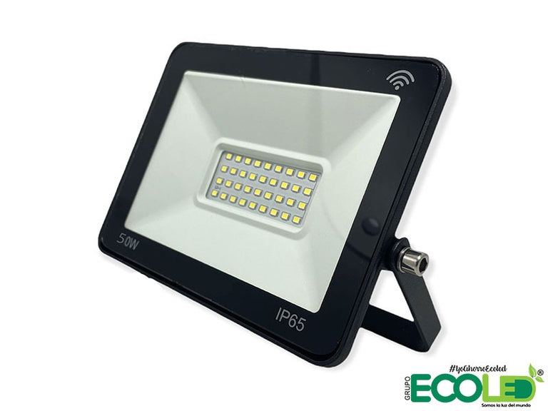 Reflector Led con Sensor integrado luz blanca