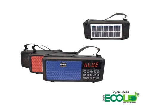 Radio Tec Portátil Solar