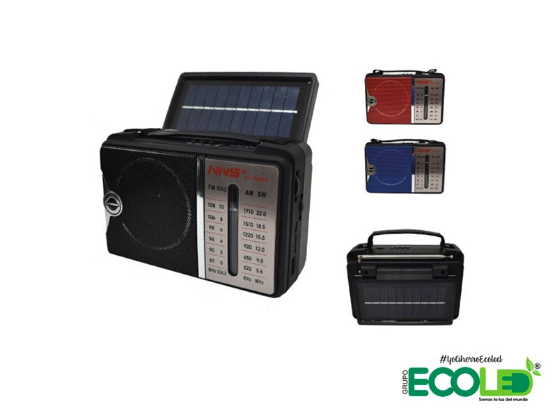 Radio Portable Solar Multibanda Dark