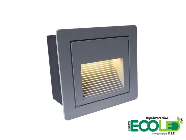 Aplique de Incrustar Nick Led 2w 3000k