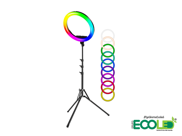 Aro de luz RGB para fotografía 26CM-33CM-45CM