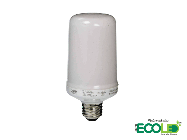 Bombillo Efecto Flama E27