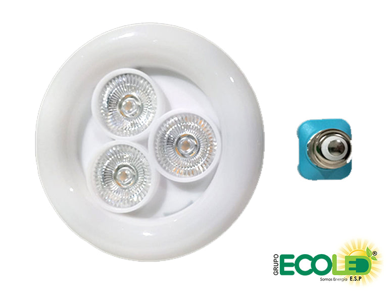 Bombillo led ufo 24w 3 tonos