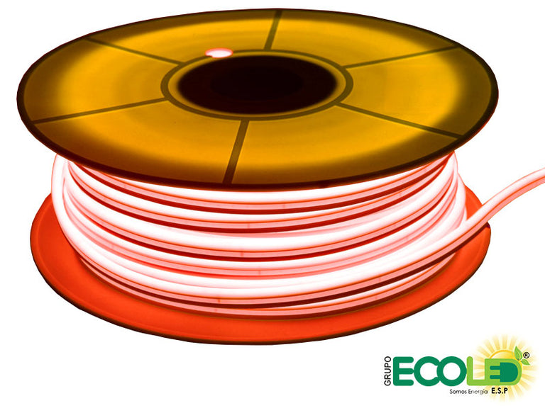 Cinta Led Neón Flex Rollo por 50 Metros 110V