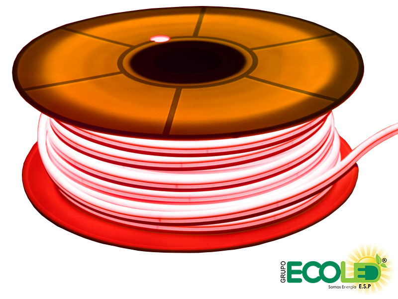 Cinta Led Neón Flex Rollo por 50 Metros 110V