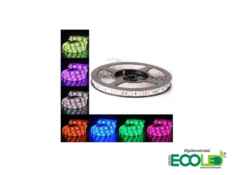 Cinta Led 5 Metros con Conector o Fuente 12V