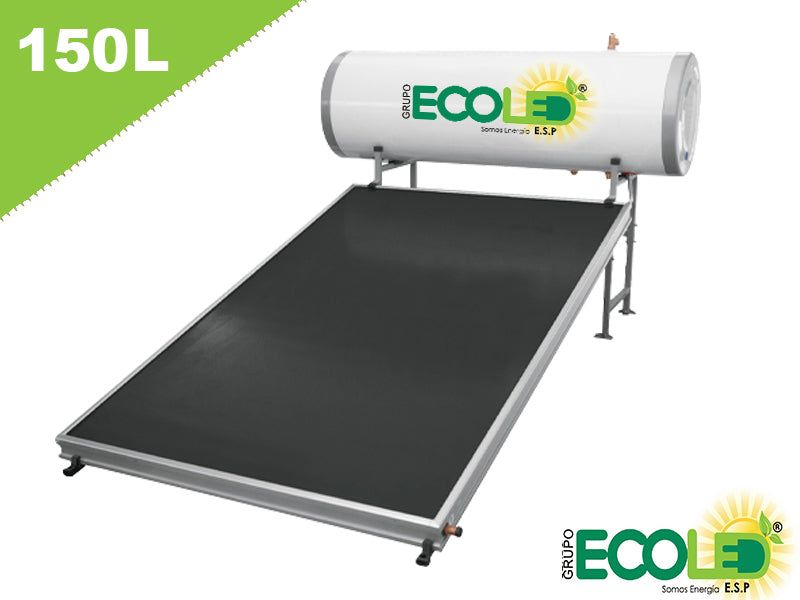 Calentador Solar de Placa Plana 150 Litros – Alta Eficiencia para Agua Caliente