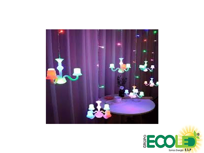 Cortina de Luces Candelabro