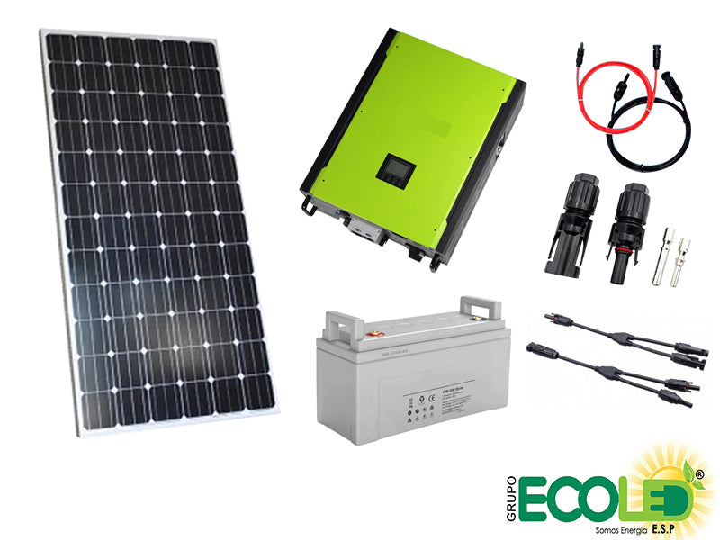 Kit fotovoltaico Aislado #8  (12V 8210WHP)