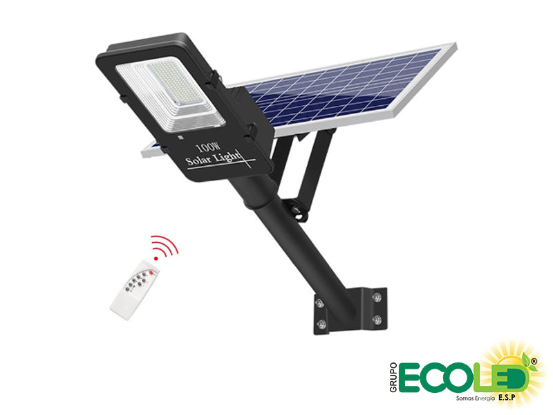 Luminaria solar panel aparte alta especificación kom.100w-200w-300w