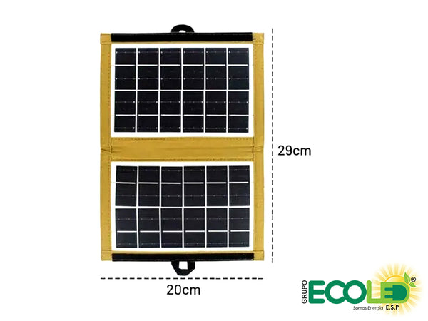 Mini Panel Solar Portátil Para Cargar Celular