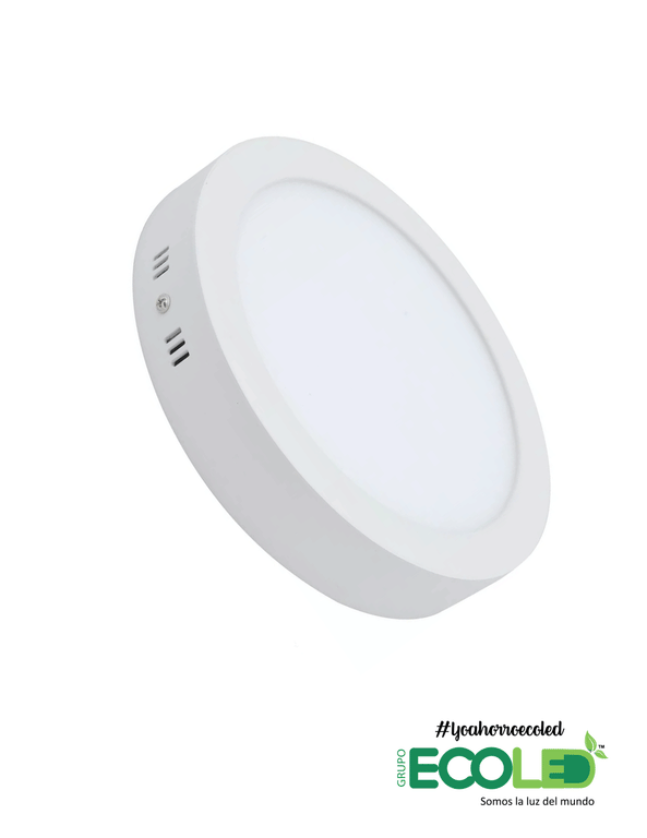 Panel Led sobreponer redondo