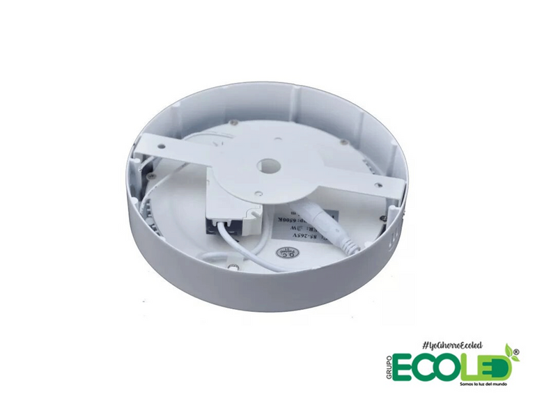 Panel Led redondo sobreponer