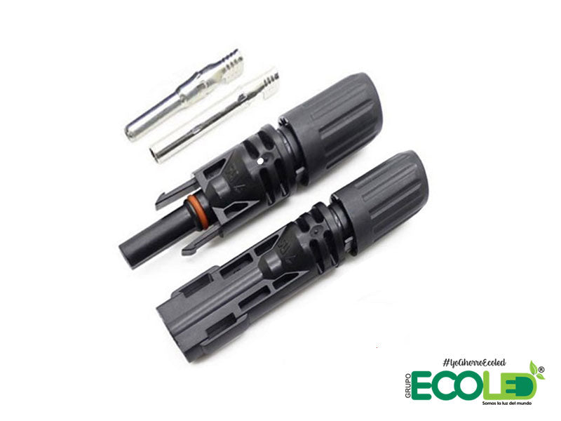 Conector MC4 Sencillo Hembra y Macho