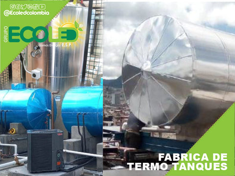 Fábrica termo tanques solares