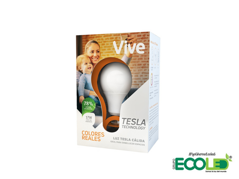 Bombillo Tesla luz cálida Celsia